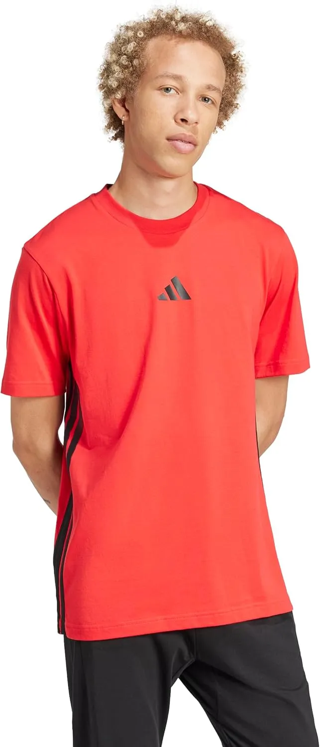 adidas Men's Essentials Single Jersey 3-Stripes T-Shirt