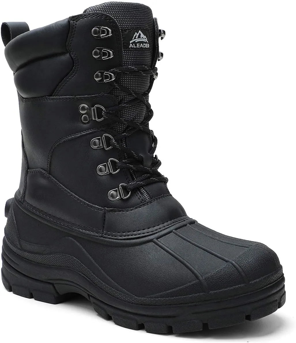 ALEADER Men's Waterproof Winter Snow Boots Thinsulate