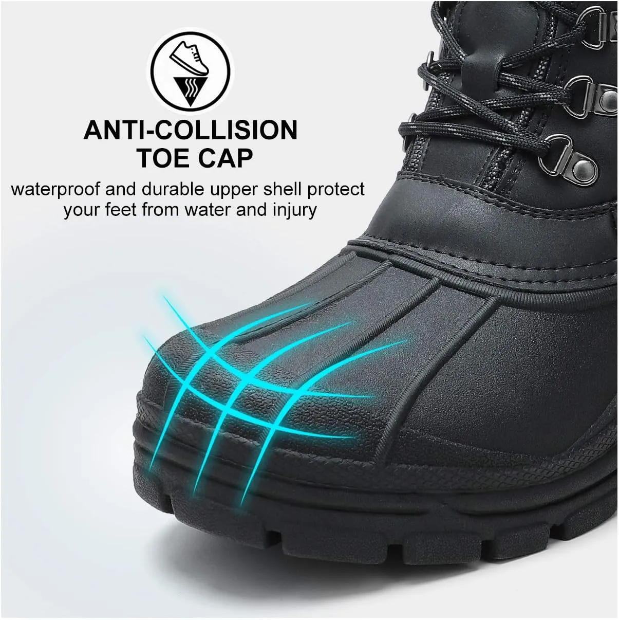 ALEADER Men's Waterproof Winter Snow Boots Thinsulate