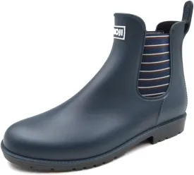 Amoji Unisex Ankle Chelsea Rain Short Rubber Boots 919