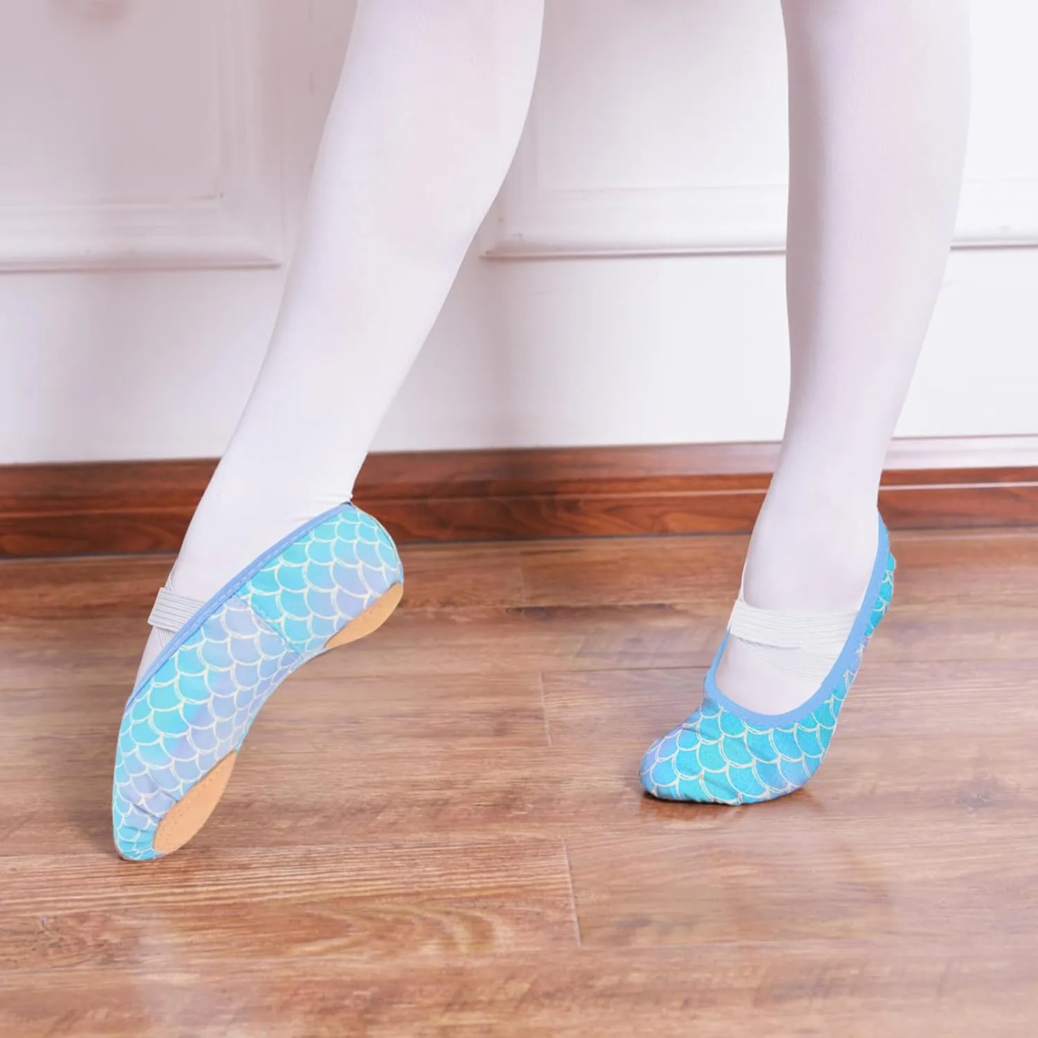 Ballet Shoes for Girls Toddler Ballet Dance Slippers Soft Leather Ballerina Shoes for Little Girls Kids Ballet Flats