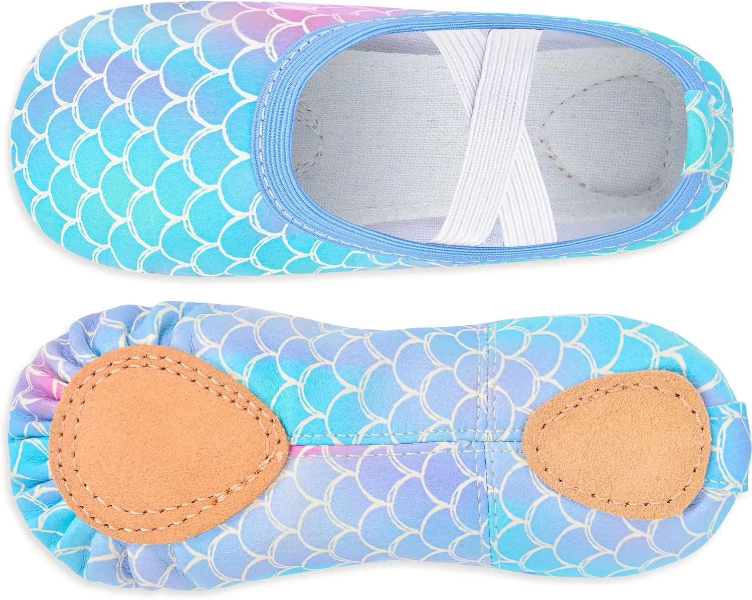 Ballet Shoes for Girls Toddler Ballet Dance Slippers Soft Leather Ballerina Shoes for Little Girls Kids Ballet Flats