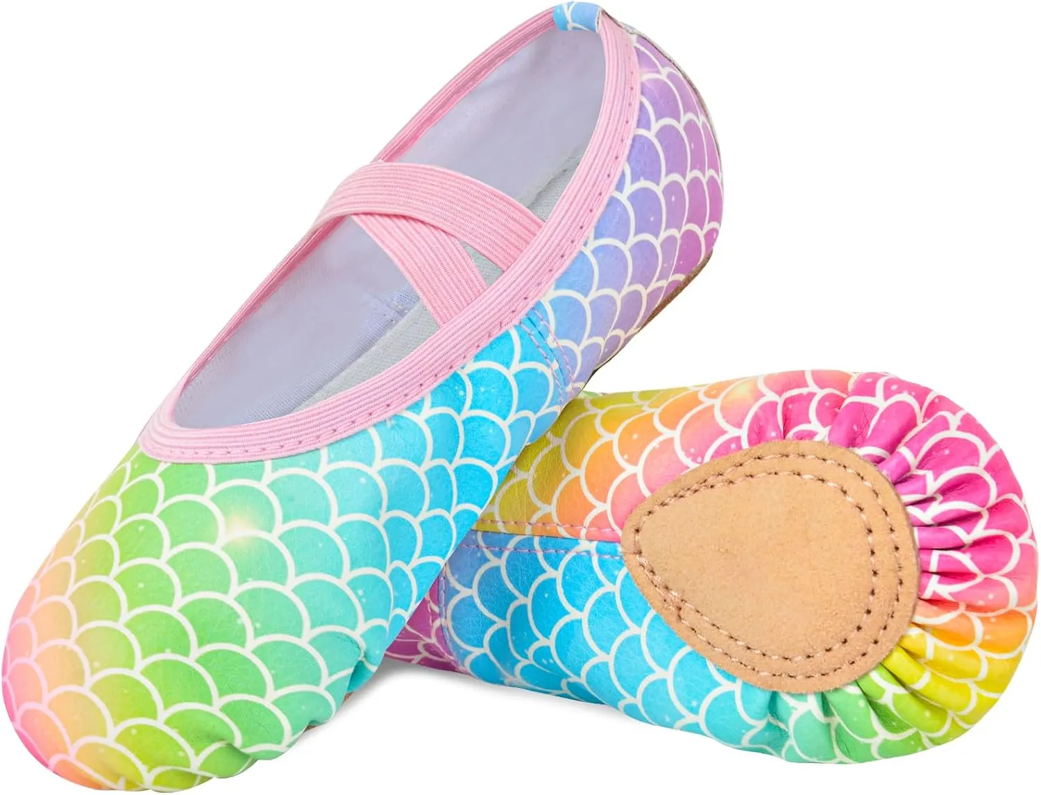 Ballet Shoes for Girls Toddler Ballet Dance Slippers Soft Leather Ballerina Shoes for Little Girls Kids Ballet Flats