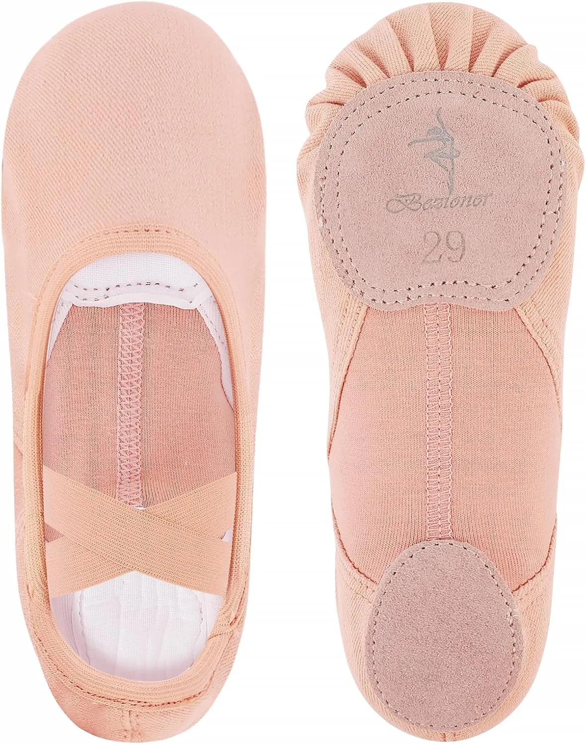 Bezioner Ballet Slippers for Girls Highly Elastic Girls Ballet Shoes Split Sole Dance Shoes for Toddler/Kid/Women