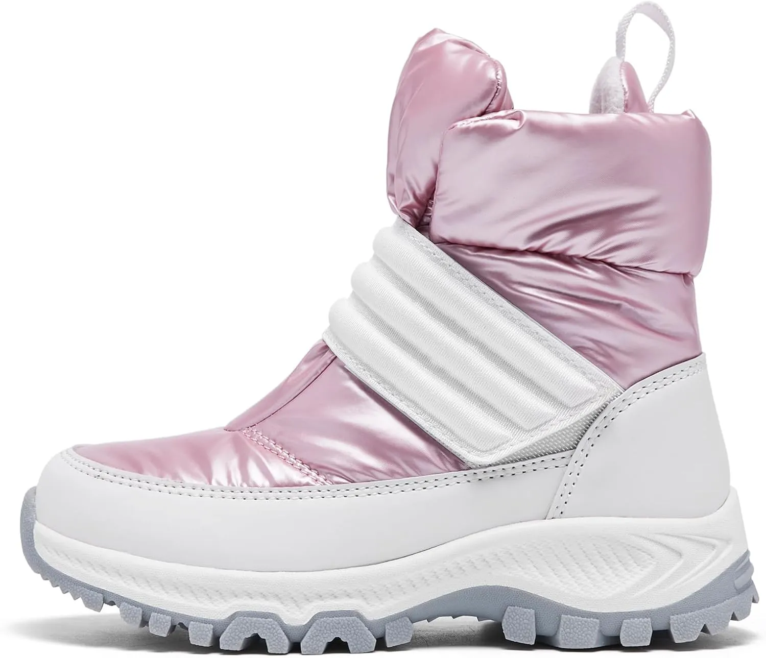 Boys Girls Kids Cute Snow Boots Waterproof Slip Resistant Outdoor Winter Boots Shoes Little Kid/Big Kid