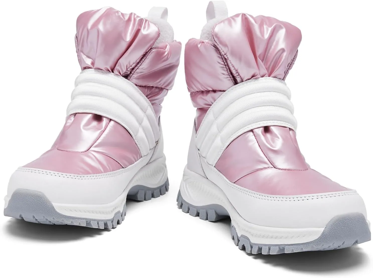 Boys Girls Kids Cute Snow Boots Waterproof Slip Resistant Outdoor Winter Boots Shoes Little Kid/Big Kid