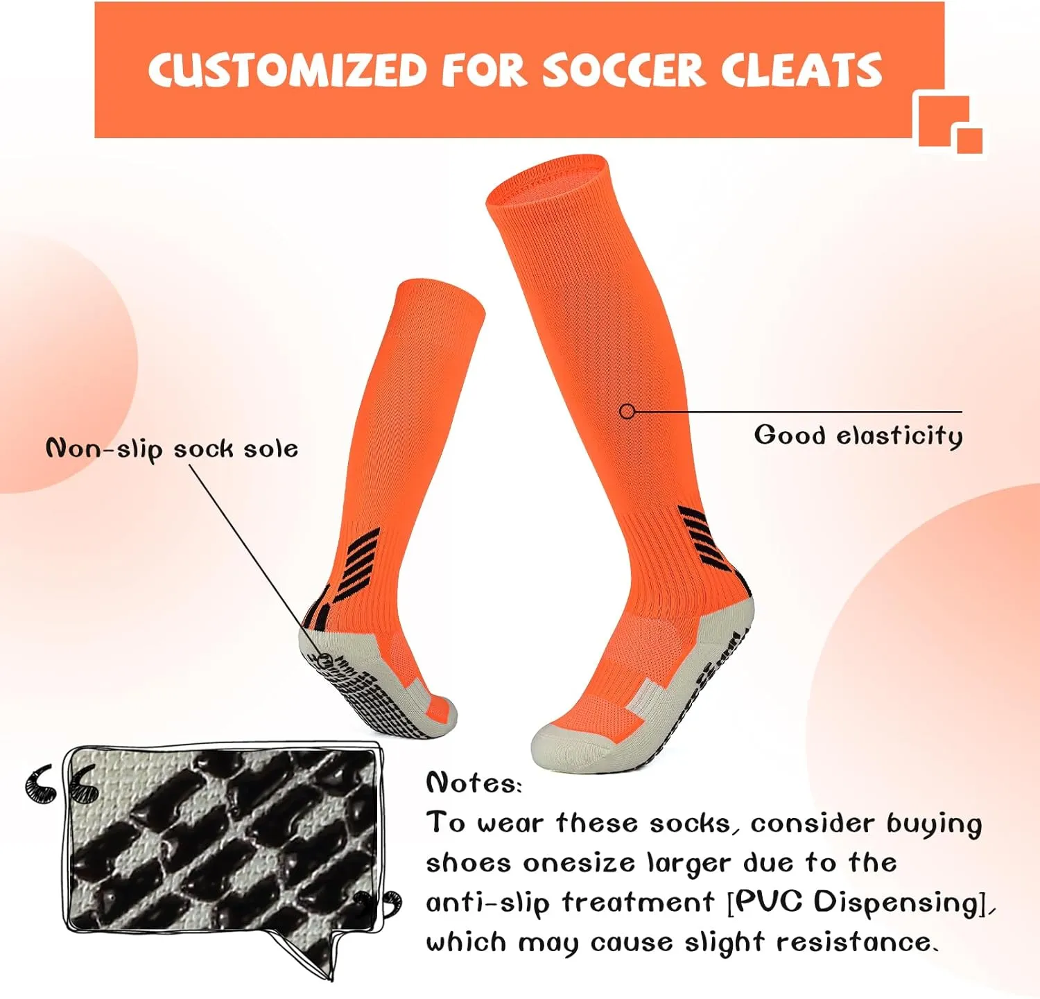 CBUSTER Kids Soccer Cleats Boys Girls Football Shoes with Socks Youth Soccer Shoes AG