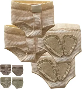 DANCEYOU Foot Undies Thongs 1/2 Pairs Lyrical Dance Paws Pads Ballet Belly Contemporary Dance Shoes for Kids Women and Men