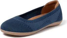Dearfoams Women's Misty Fashion Casual Slip on - Ballet Flat with Breathability, Comfort, and Arch Support