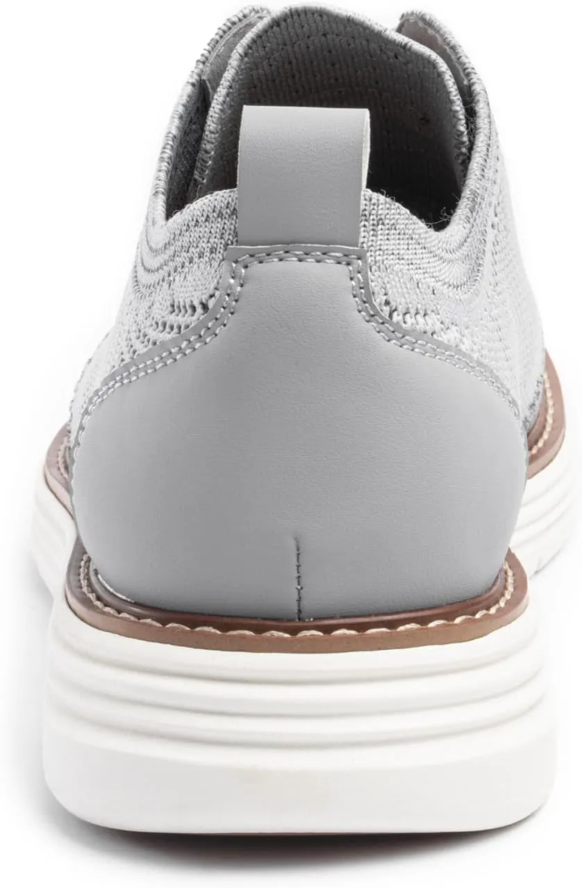 Dress Shoes for Men Sporty Oxfords Dress Sneakers Comfortable Brogue Wingtip Business Casual Shoes, Non Slip Rubber EVA Outsole