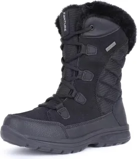 FANTURE Women's Waterproof Mid-Calf Snow Boot | Winter Thinsulate Insulation Warm Fur Lined | Anti-Slip & Lace Up Closure Cold Weather Boots U420WGLBY-20240712