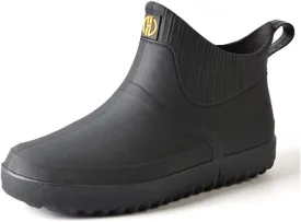 fereshte Men's Ankle Rain Boots Waterproof PVC Short Rubber Garden Boots