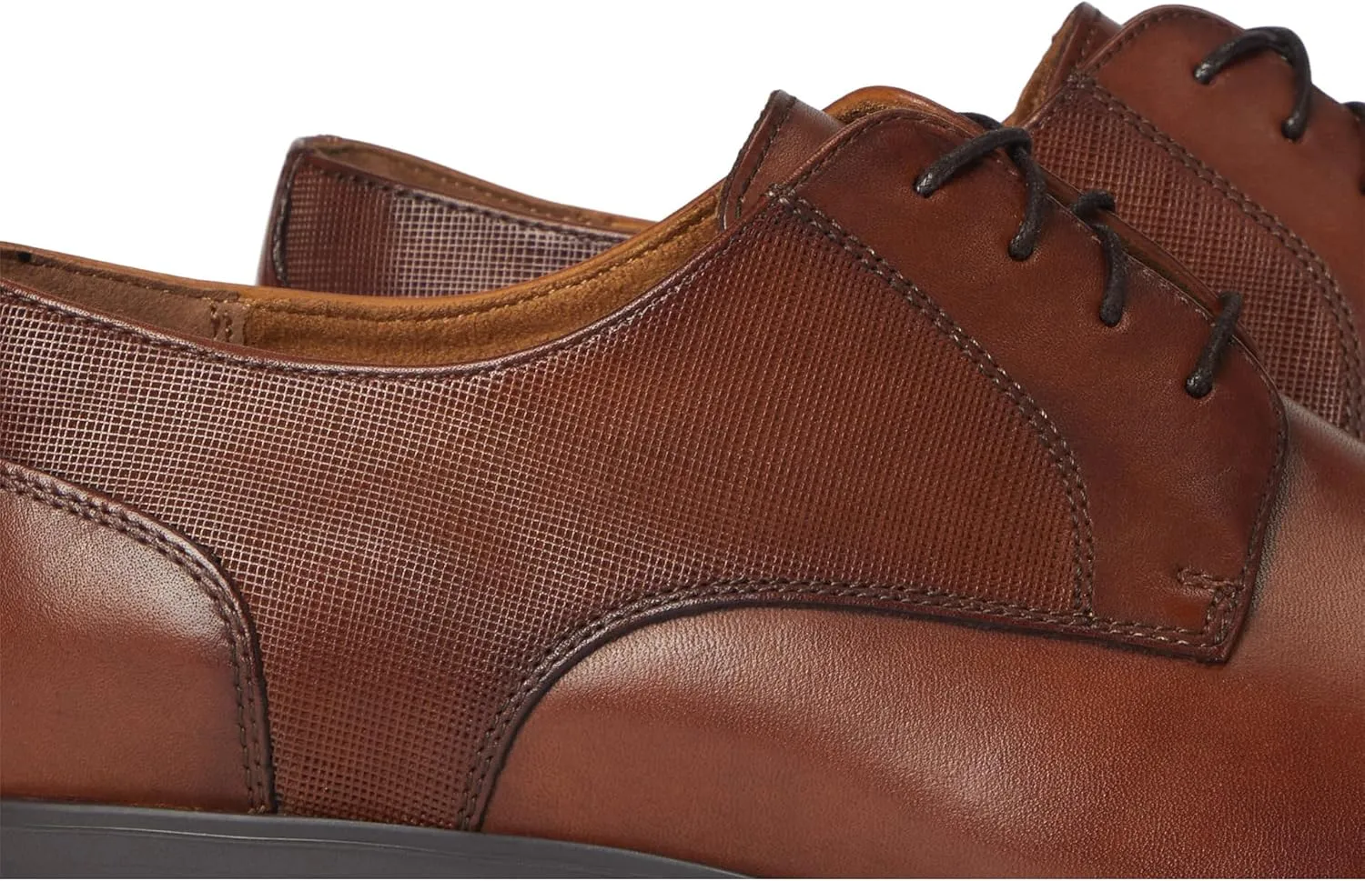 Florsheim Jackson Cap Toe Oxford Formal Shoe for Men - Leather Upper with Man-Made Lining, Snipped Toe, and Blind Eyelets