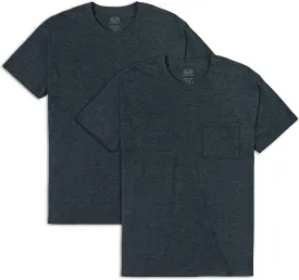 Fruit of the Loom Men's Crew Tee Undershirts, Moisture Wicking & Tag Free, Also Available in Big & Tall