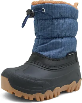 Kids Boys Girls Snow Boots Waterproof Insulated Warm Outdoor Winter Boots(Toddler/Little Kid)