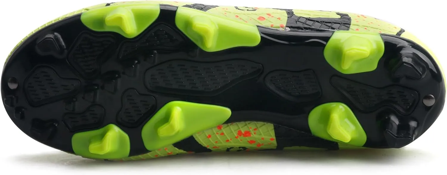 Kids Soccer Cleats Outdoor FG/AG Football Shoes Firm/Artificial Ground Little/Big Boys Girls
