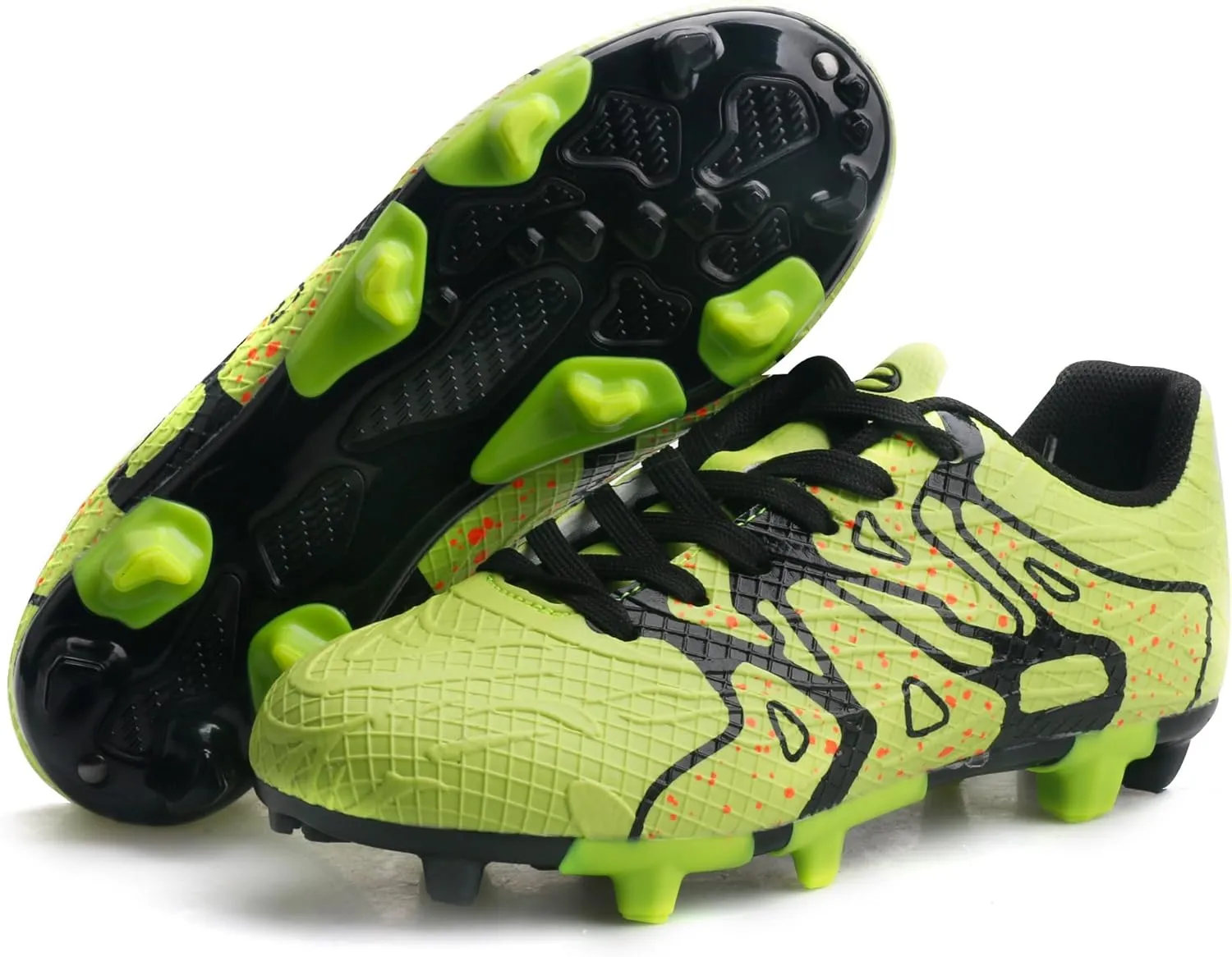 Kids Soccer Cleats Outdoor FG/AG Football Shoes Firm/Artificial Ground Little/Big Boys Girls
