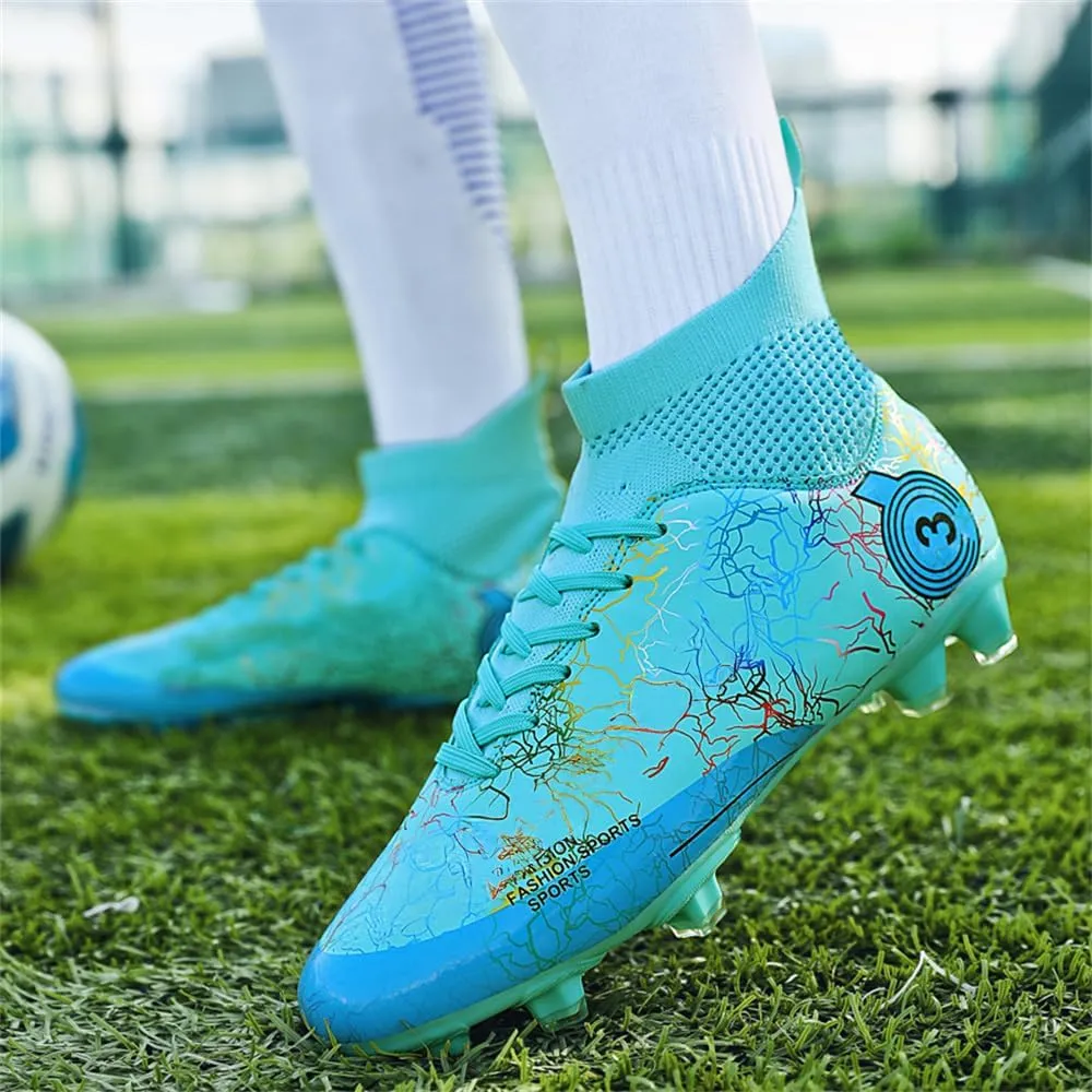 Kids Soccer Shoes Boys Football Cleats Professional Athletic Outdoor Trainning Football Shoes Youth Girl Turf Soccer Cleats