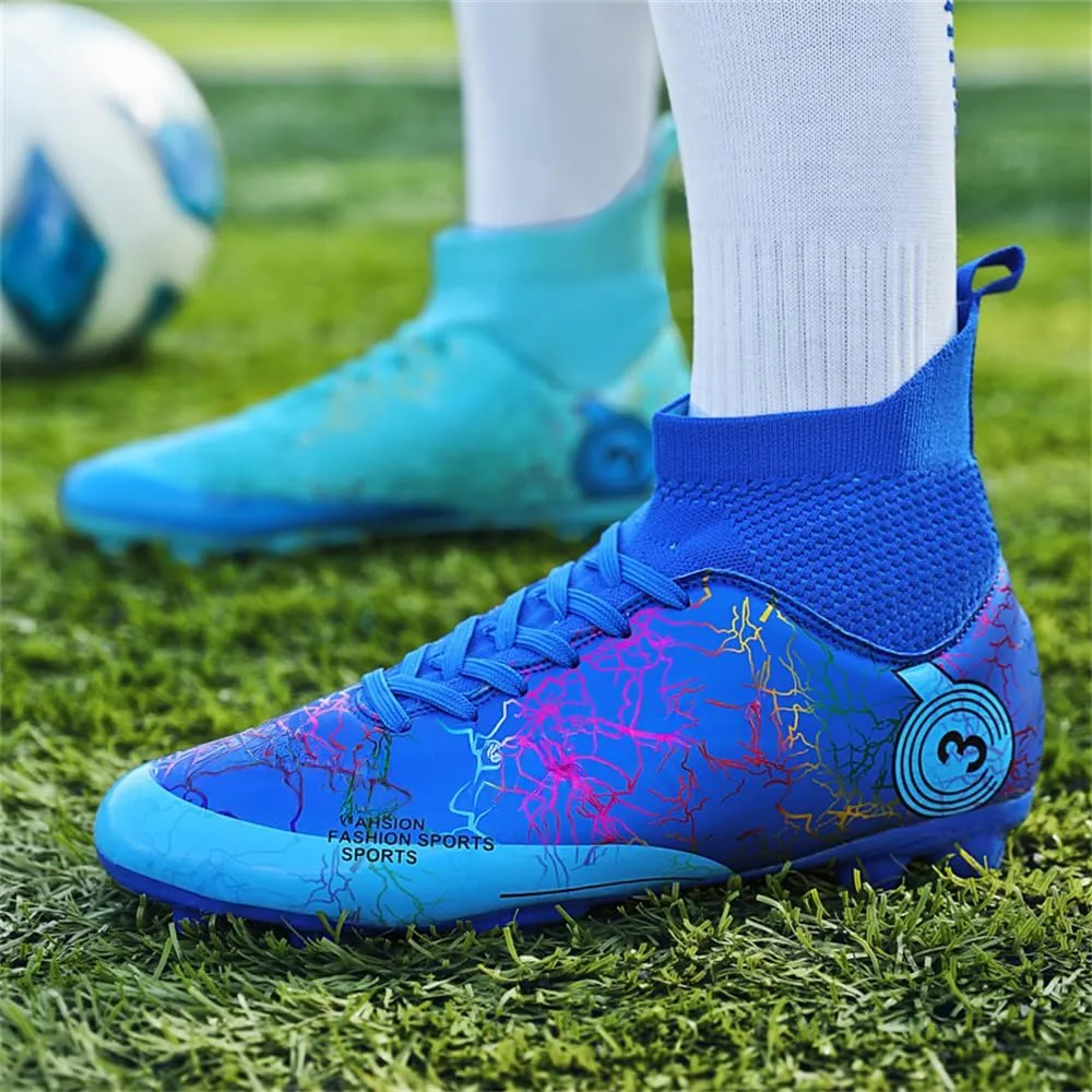 Kids Soccer Shoes Boys Football Cleats Professional Athletic Outdoor Trainning Football Shoes Youth Girl Turf Soccer Cleats
