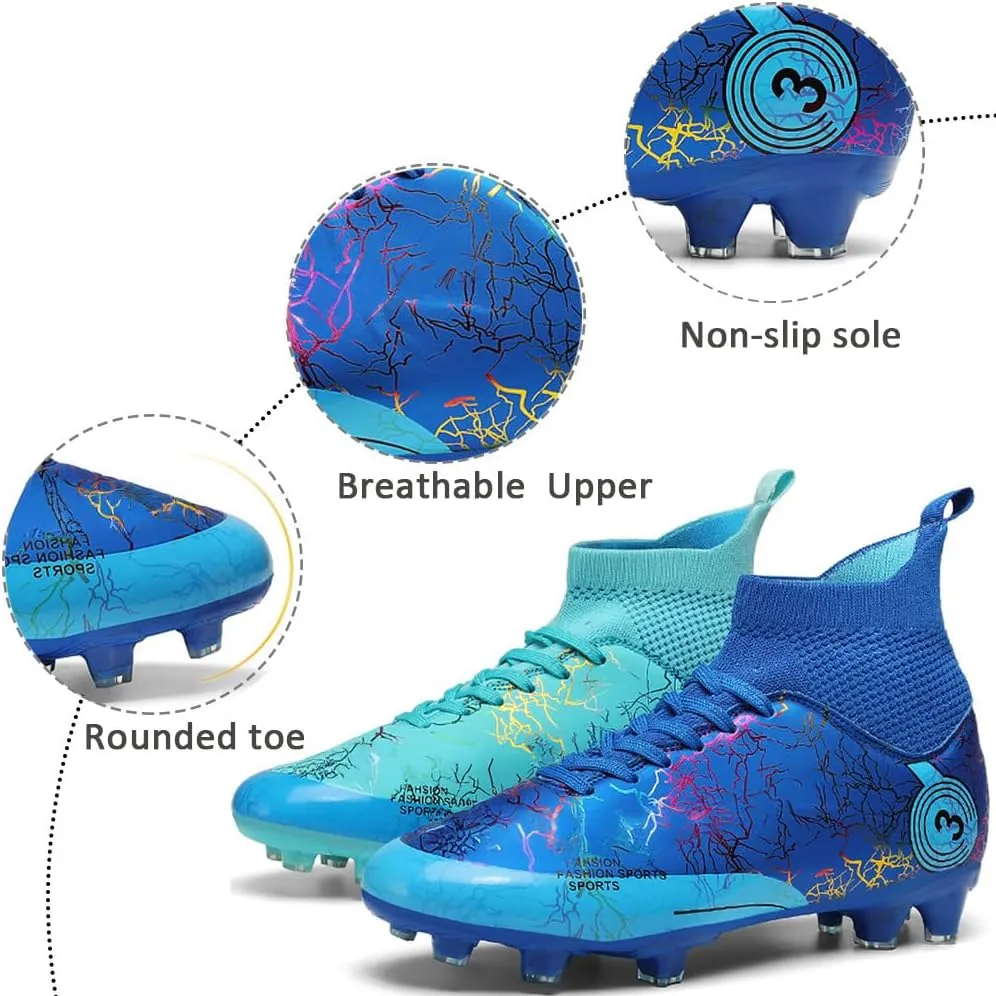 Kids Soccer Shoes Boys Football Cleats Professional Athletic Outdoor Trainning Football Shoes Youth Girl Turf Soccer Cleats