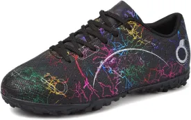 Kids Soccer Shoes Boys Girls Football Trainning Shoes Youth Firm Ground Athletic Turf Shoes Outdoor Professional Soccer Shoes Sneakers
