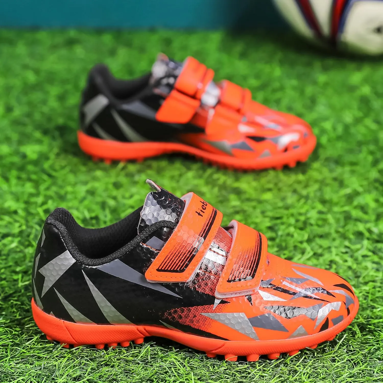 Kids Soccer Turf Cleats Indoor Soccer TF Shoes Toddler Little Boys Girls