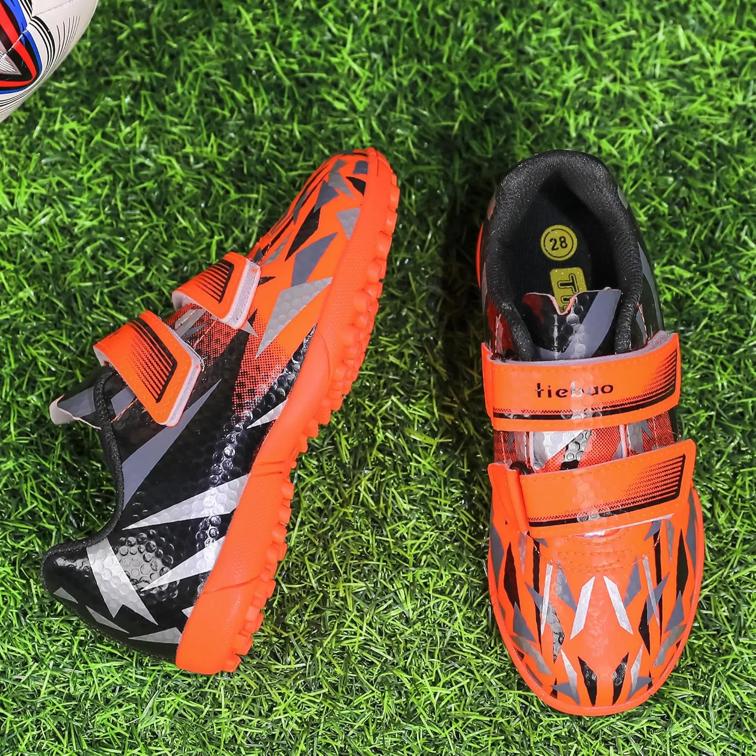 Kids Soccer Turf Cleats Indoor Soccer TF Shoes Toddler Little Boys Girls