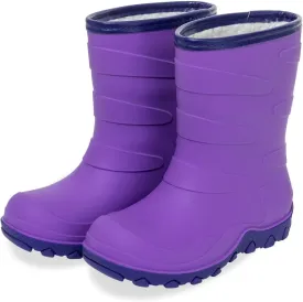 Kids Winter Rain Boots, Insulated Warm Snow Boots, Children Waterproof Mud Boots for Boys and Girls, Toddler/Little Kid/Big Kid