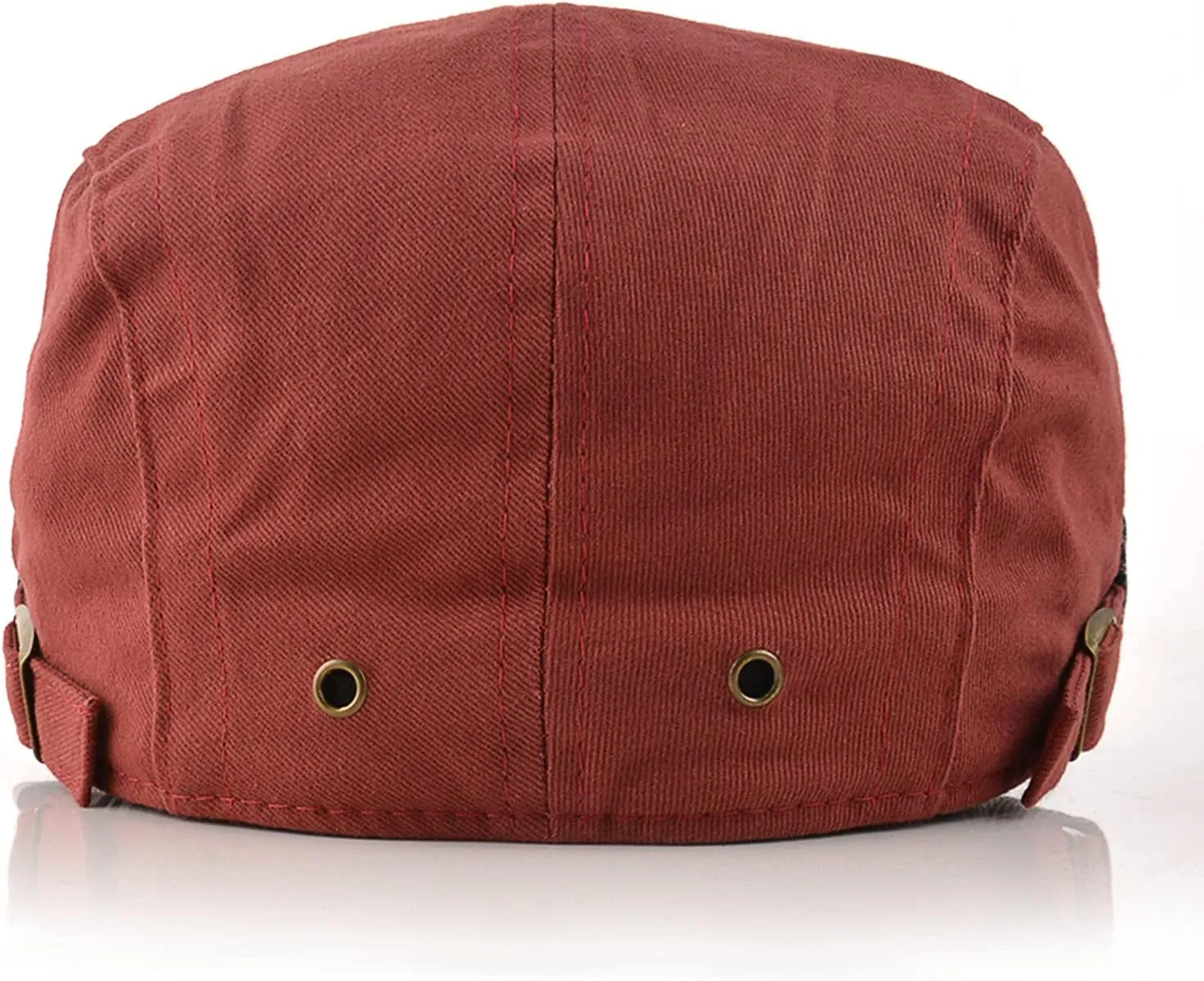 M MOACC Men's Beret Hat Cotton Buckle Adjustable Newsboy Hats Cabbie Gatsby Cap