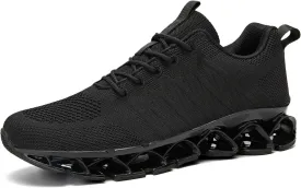 Mens Slip on Running Walking Shoes Blade Tennis Casual Fashion Sneakers Comfort Non Slip Work Sport Athletic Trainer