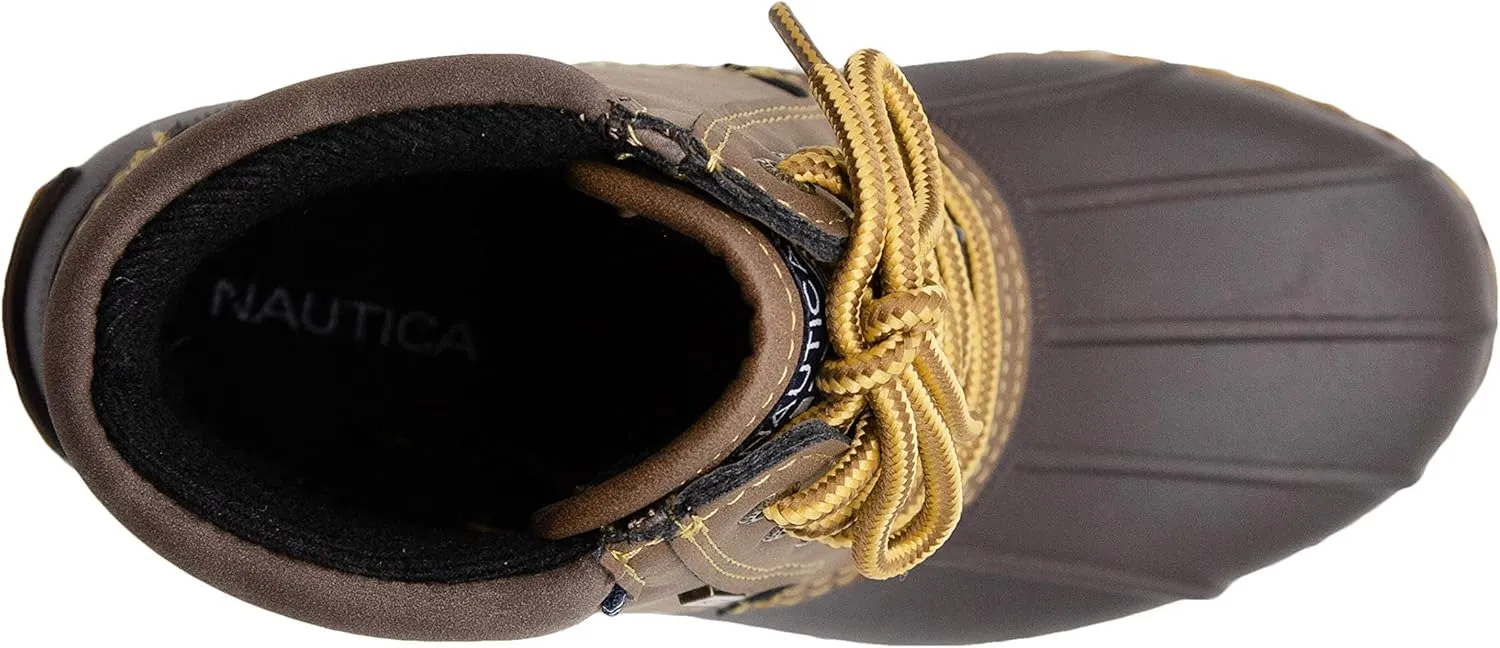 Nautica Kids Boys & Girls Duck Boots Kids Waterproof Rain Snow Boots Insulated Winter Boots (Toddler/Little/Big Kid)