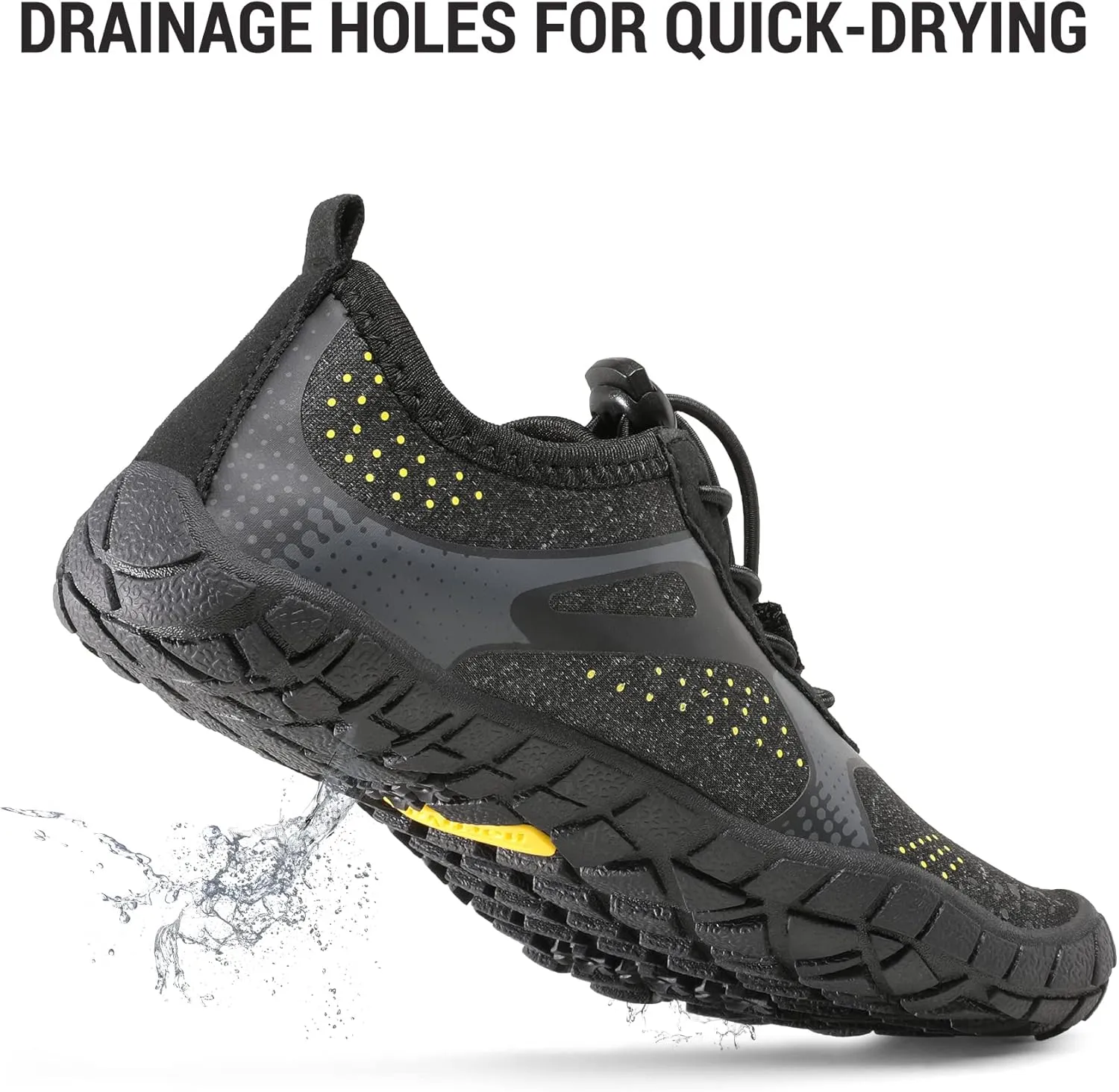 NORTIV 8 Kids Water Shoes, Lightweight Quick Dry Barefoot Athletic Aqua Sports Shoes for Boys & Girls, Outdoor, Summer