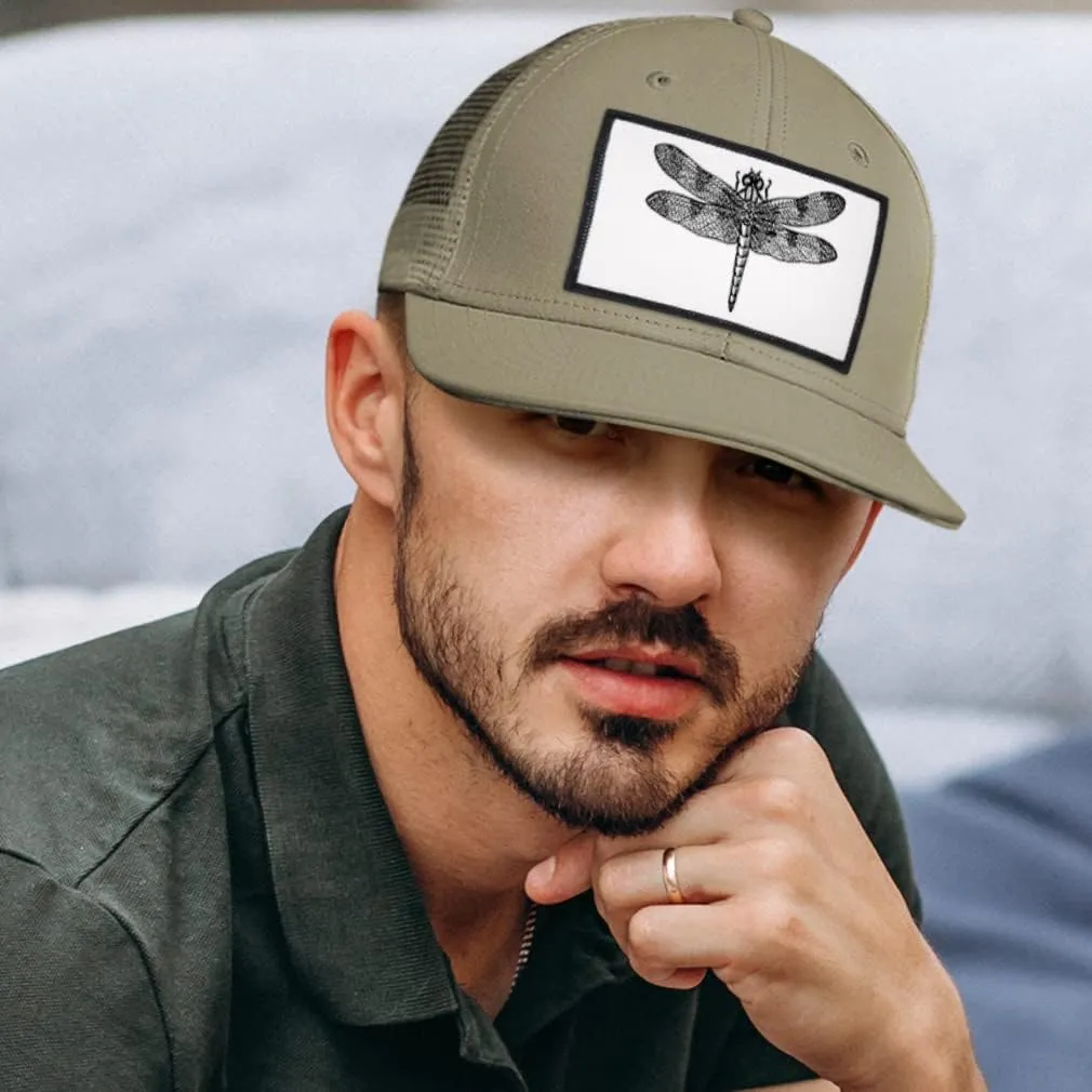 Patch Hat Trucker Baseball Cap Dragonfly B Animals Insects Cute Insect Insects