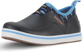 Showave Women's Deck Shoes Waterproof Rain Shoes Breathable Non-slip Rubber Rain Boots Low Cut Design for Outdoor Fishing Gardening Walking