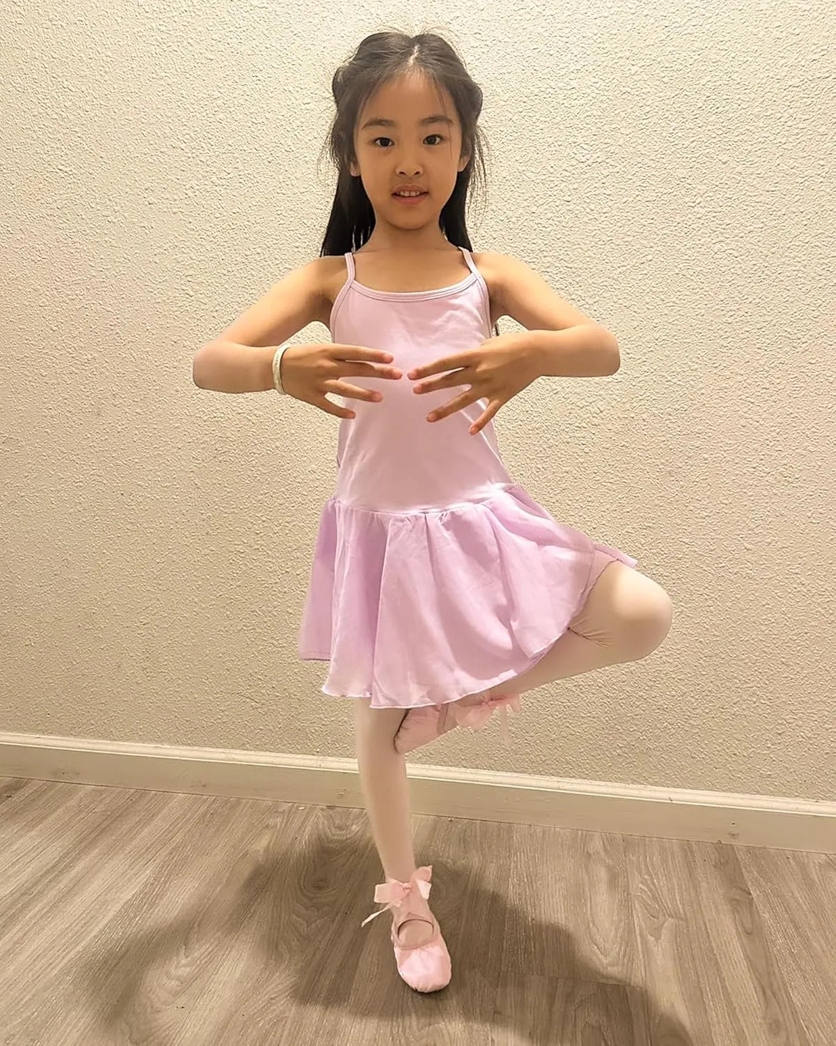 Stelle Ballet Shoes for Girls Satin/Ribbons Ballet Slippers Dance Shoes(Toddler/Little/Big Kids)