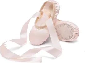 Stelle Ballet Shoes for Girls Satin/Ribbons Ballet Slippers Dance Shoes(Toddler/Little/Big Kids)