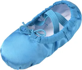Stelle Ballet Shoes for Girls Satin/Ribbons Ballet Slippers Dance Shoes(Toddler/Little/Big Kids)