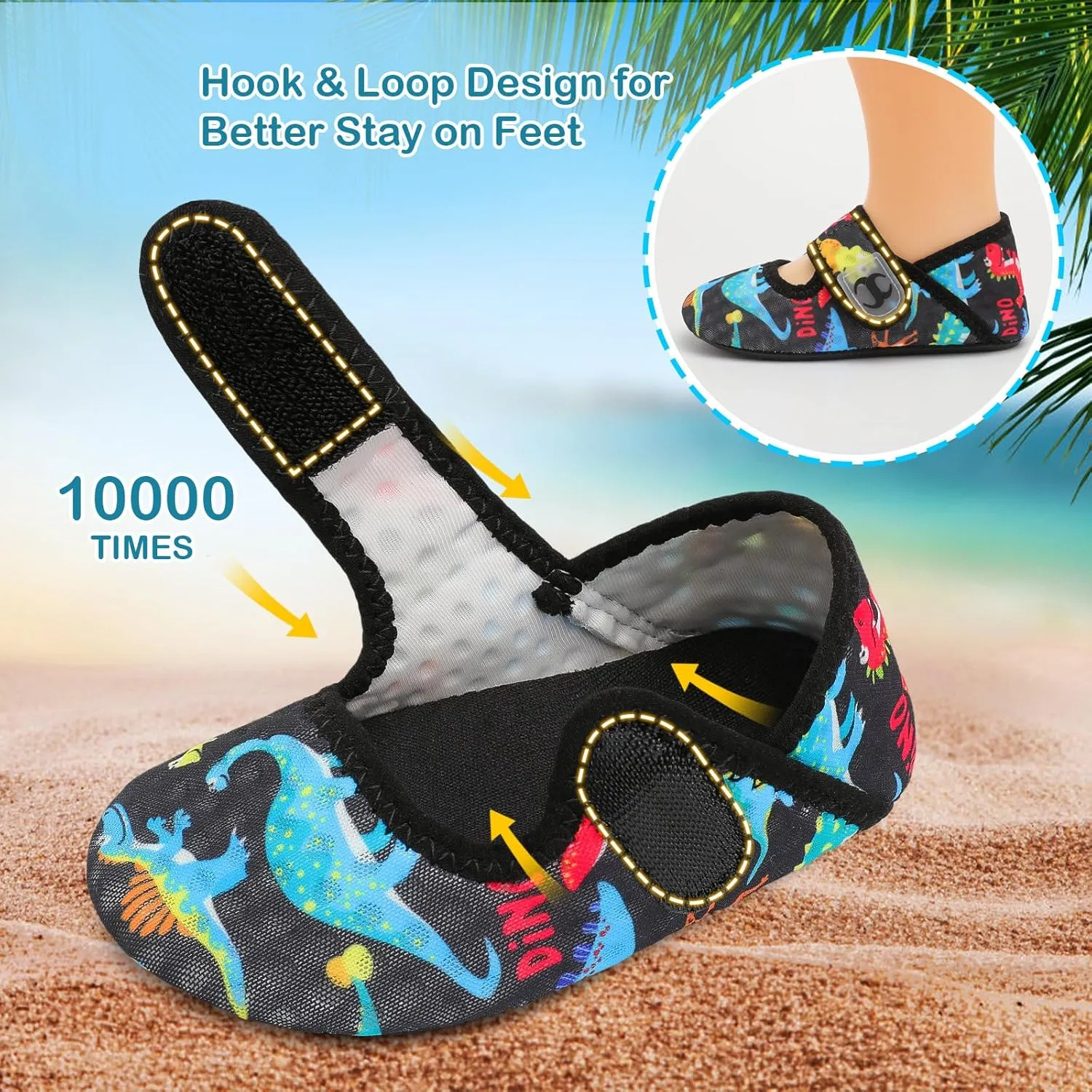 Toddler Water Shoes Baby Boy Girl Beach Swim Shoes Quick Dry Barefoot Socks Shoes Summer Slide Sandals