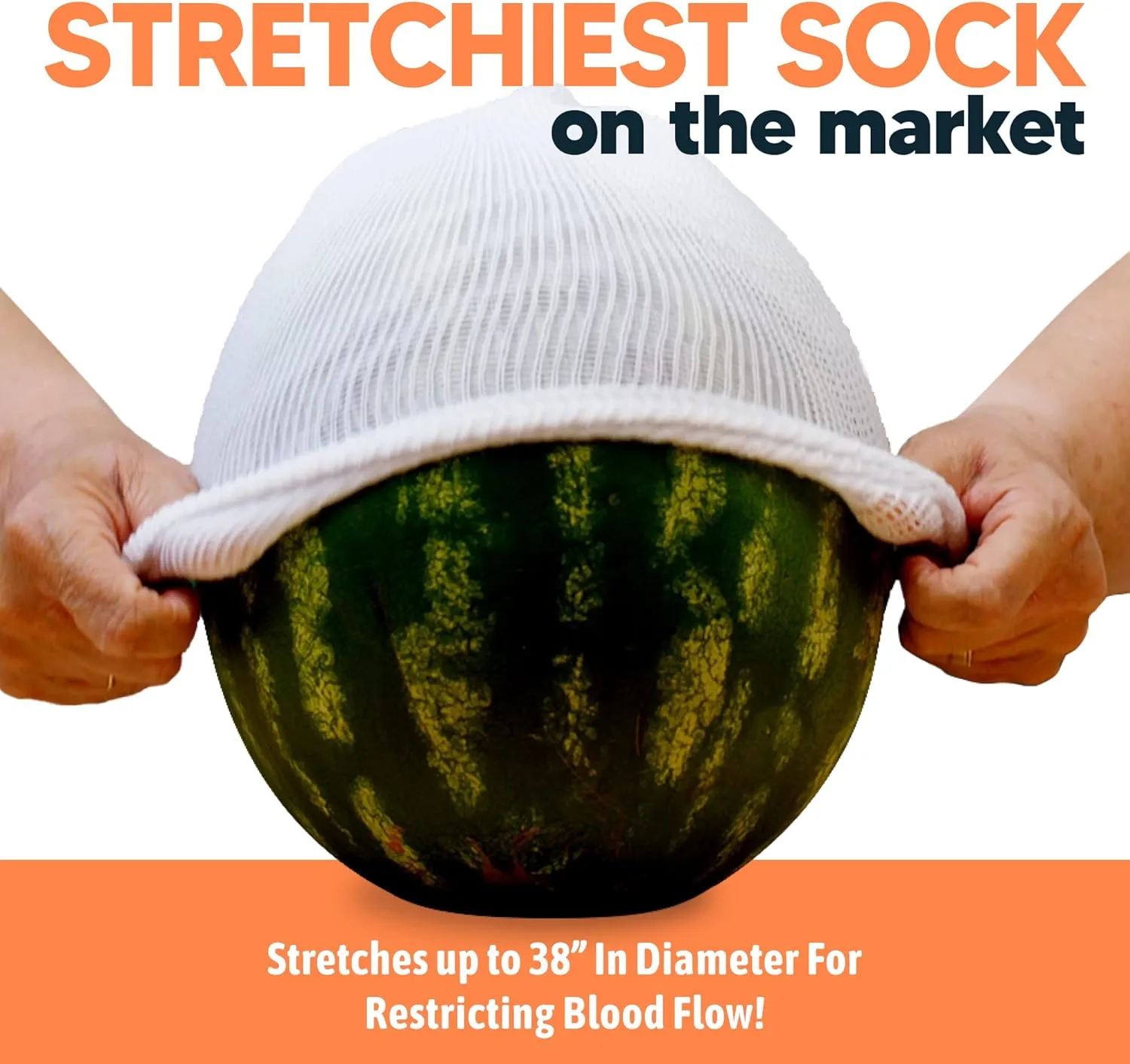 Viasox EasyStretch Diabetic Socks for Men & Women, Non Binding Top, Seamless Toe, Loose Fit (Black, Medium)