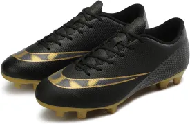 WANMEIL Unisex Football Soccer Shoe Big Kids Youth Outdoor Firm Ground Soccer Cleats