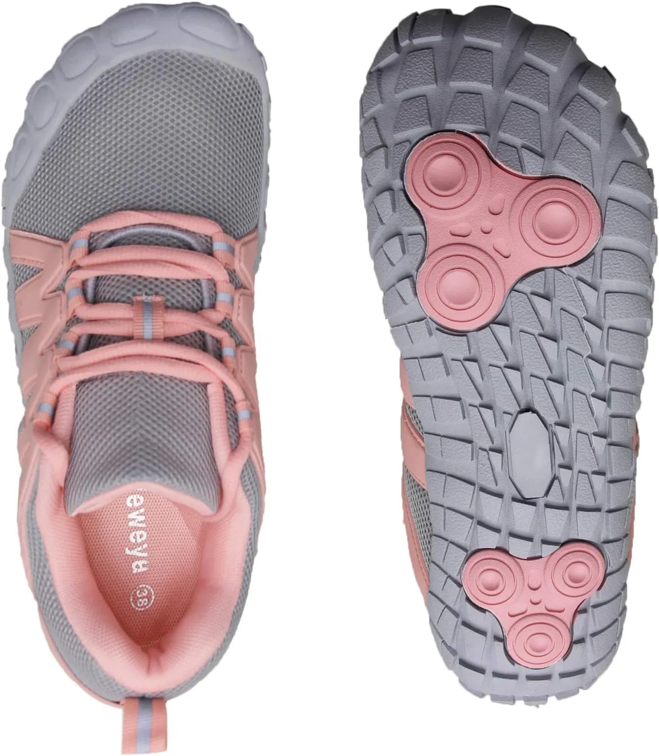 Weweya Barefoot Shoes for Women Minimalist Running Cross Training Shoe