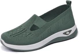Women's Casual Sneakers  Lightweight & Breathable Mesh Slip-On Walking Shoes, Easy to Wear, Anti-Slip Sole, Perfect for Work, Travel & Everyday Comfort