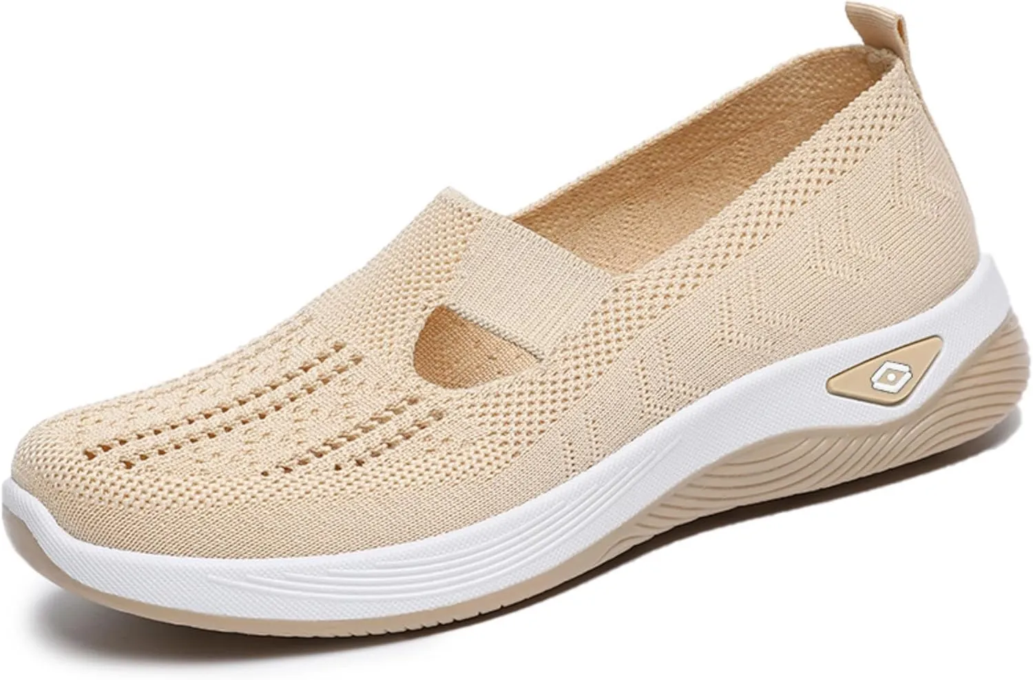 Women's Casual Sneakers  Lightweight & Breathable Mesh Slip-On Walking Shoes, Easy to Wear, Anti-Slip Sole, Perfect for Work, Travel & Everyday Comfort