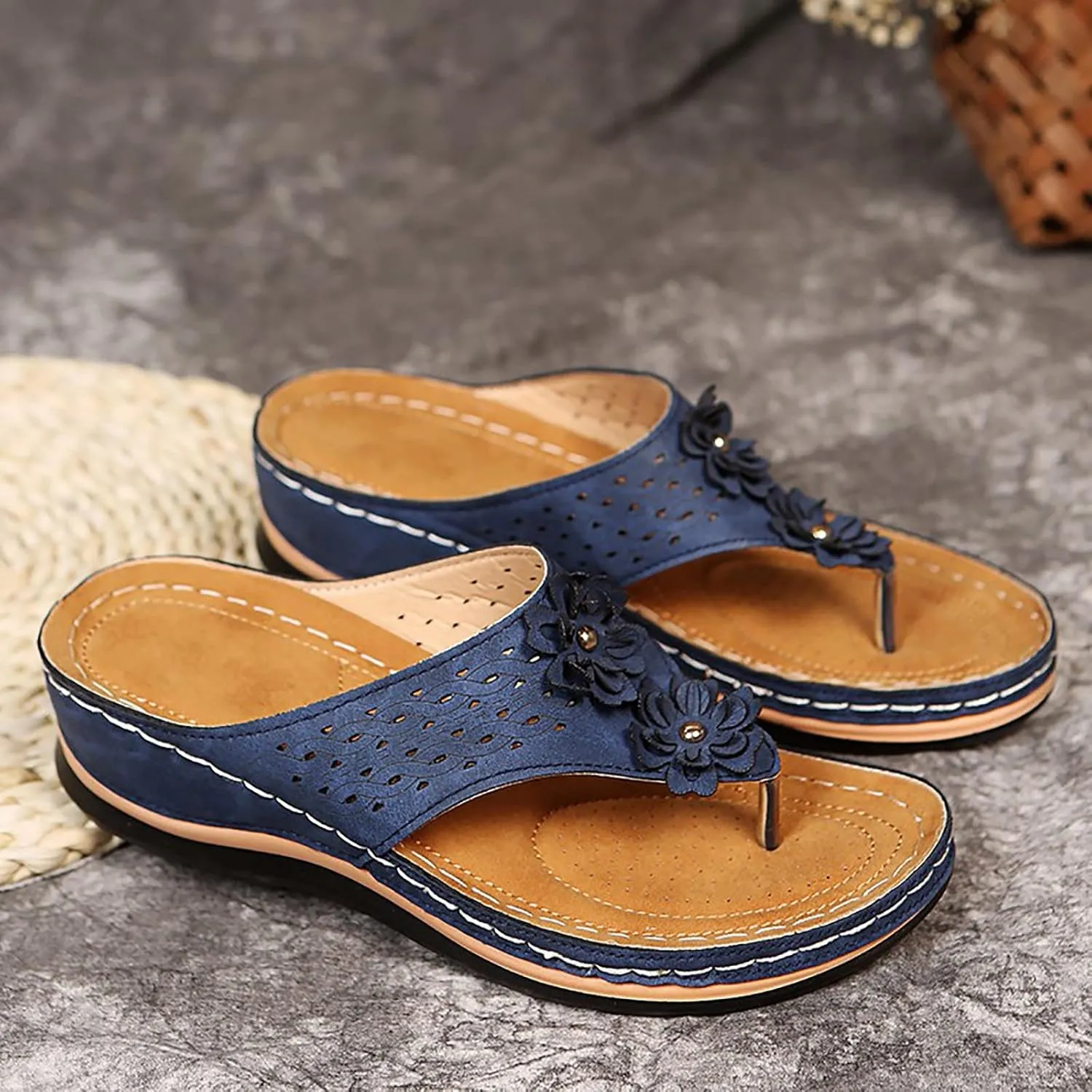 Womens Recovery Walking Sandals Orthopedic with Arch Support Comfortable Summer Beach Casual Outdoor Slides Adjustable Straps Plantar Fasciitis Relief Footwear