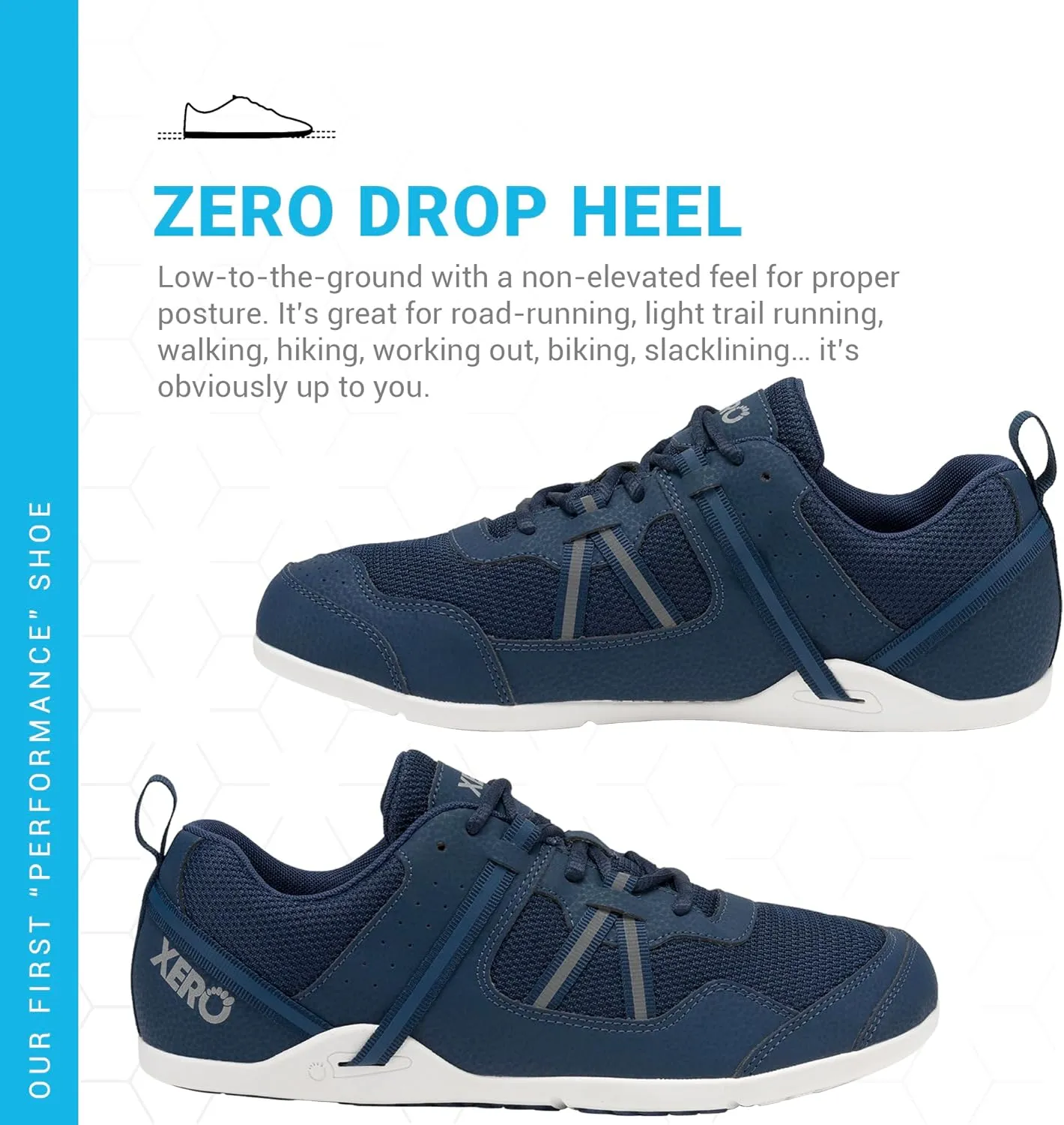 Xero Shoes Men??s Prio Barefoot Athletic Sneaker